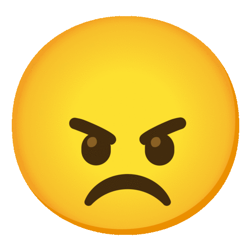 😠 Angry
                                                          Face Emoji